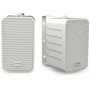 Audibax Pícolo PR-42W Altavoces Estantería HiFi y Sonorización Blancos + Soportes Pared