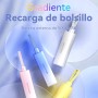 VENTION Mini Power Bank 5000 mAh con cavo USB C & Lightning PD 20 W Colorato Power Bank Piccola Ricarica Rapida con Display LED,