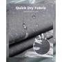 MaaMgic 7" 2 en 1 Bañador con Forro de Compresión con Cremallera Hombre Shorts de Baño Shorts de Playa Traje de Baño para