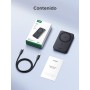 UGREEN Nexode Power Bank Inalámbrico Magnético 10000mAh con Carga Rápida USB C 20W PD QC 3.0, Cargador Portátil Compatible con