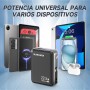 SEANCHEER 10000mAh Bateria Externa con Carga Rápida de PD 22,5W, Cable USB-C Retráctil de 72cm, Puerto USB-C de Entrada y