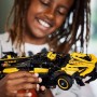 Lego Technic Bugatti Bolide Maqueta de Coche Deportivo Negro y Amarillo para Construir, Vehículo para Carreras de Juguete
