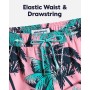 MaaMgic 7" 2 en 1 Bañador con Forro de Compresión con Cremallera Hombre Shorts de Baño Shorts de Playa Traje de Baño para