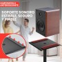 Pyle Soporte de Altavoz Monitor. Par de trípodes con Kit de Montaje. Ajustables en Altura de 86 a 134 cms. con Base de Metal
