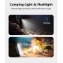 WASTDE Solar Power Bank 26.800mAh Met zonnepaneel, Solar Charger Power Bank USB-C 18W Output/Input Snel opladen Met kampeerlamp