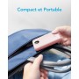Mini Power Bank 10000mAh, Bateria Externa Carga Rapida, 22.5W VEEKTOMX Bateria Portatil, PD 3.0 y QC 3.0, Compacto y Ligero