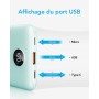 Mini Power Bank 10000mAh, Bateria Externa Carga Rapida, 22.5W VEEKTOMX Bateria Portatil, PD 3.0 y QC 3.0, Compacto y Ligero