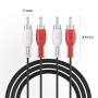 CABLEPELADO Cable de Audio 2X Macho - 2X Macho | Cable de Audio Dual | Apto para BLU-Ray, Cine en casa, Subwoofer, Equipos HiFi,