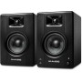 M-Audio BX3 Pair - Par de Monitores de estudio, Altavoces para PC de sobremesa de 120 W para videojuegos, producción musical,