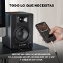 M-Audio BX3 Pair - Par de Monitores de estudio, Altavoces para PC de sobremesa de 120 W para videojuegos, producción musical,