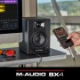 M-Audio BX3 Pair - Par de Monitores de estudio, Altavoces para PC de sobremesa de 120 W para videojuegos, producción musical,