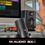 M-Audio BX3 Pair - Par de Monitores de estudio, Altavoces para PC de sobremesa de 120 W para videojuegos, producción musical,