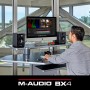 M-Audio BX3 Pair - Par de Monitores de estudio, Altavoces para PC de sobremesa de 120 W para videojuegos, producción musical,