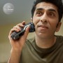 Philips Serie 3000 Afeitadora Eléctrica Hombre, Máquina de Afeitar Barba con Cortapatillas, 27 cuchillas, Cuida la piel, 60min