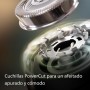 Philips Serie 3000 Afeitadora Eléctrica Hombre, Máquina de Afeitar Barba con Cortapatillas, 27 cuchillas, Cuida la piel, 60min
