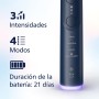 Philips Sonicare 7100 cepillo dental eléctrico, sónico, 4 modos de cepillado, 3 niveles de intensidad, alerta de presión,