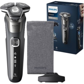 Philips Serie 5000 Afeitadora Eléctrica Hombre, Máquina de Afeitar Barba con Recortadora, 45 cuchillas, Cuida la piel, 60min de
