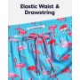 MaaMgic 7" 2 en 1 Bañador con Forro de Compresión con Cremallera Hombre Shorts de Baño Shorts de Playa Traje de Baño para