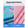 MaaMgic 7" 2 en 1 Bañador con Forro de Compresión con Cremallera Hombre Shorts de Baño Shorts de Playa Traje de Baño para