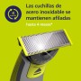 La auténtica Philips QP440/50 OneBlade 360 Cuchillas de Repuesto, para Recortador de Barba y Maquina de afeitar Hombre,