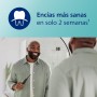 Philips Sonicare ProtectiveClean 5100 Pack Doble, 3 Modos, Sensor de Presión, Temporizador, Anterior, Azul/Blanco