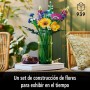 LEGO Botanical Ramo de Flores Silvestres Artificiales, Manualidades y Maquetas para Construir para Adultos, Decoración para