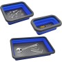 Juego de 3 Conchas Magnéticas de Fijación, Bandejas Magnéticas de Silicona, Bandejas Plegables, Accesorios de Taller para