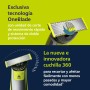Philips OneBlade 360 Auténtico Barbero, afeitadora y recortadora eléctrica facial y corporal, 3x 360 cuchillas, 4x peine para