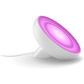 Philips Hue – Lámpara inteligente Hue Bloom, Lámpara de Mesa LED Inteligente, Luz Blanca y de Colores, Compatible con Alexa y
