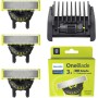 Philips OneBlade 360 Auténticas Cuchillas de Repuesto, para Recortador de Barba y Maquina de afeitar Hombre, Compatible con