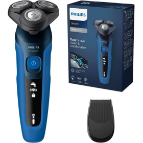 Philips Serie 5000 Afeitadora Eléctrica Hombre, Máquina de Afeitar Barba con recortadora, 27 cuchillas, Cabezal flexible 360º,