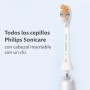 Philips Sonicare A3 Premium All-in-One, cabezales de cepillo dental de repuesto originales, blanco, paquete de 2, HX9092/87