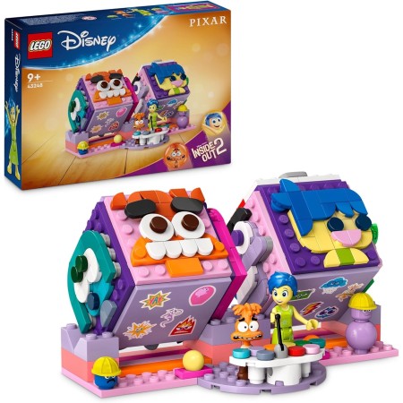 LEGO | Disney Cubos de Humor de del Revés 2 De Película Pixar, Juguete de Construcción Antiestrés sobre Emociones, Mini Muñecos