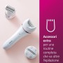 Philips Depiladora Mujer Serie 8000, 6 en 1, Para Cuerpo, Cara, Pies y Bikini, Uso en Seco o Humedo, Piel Suave desde Casa,