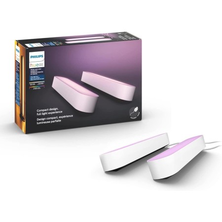 Philips Hue - Kit Inicio Barras de Luz Hue Play, Luz Blanca y de Colores, Sincroniza tus luces con el contendio de tu TV y