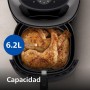 Philips Airfryer Serie 3000 4.2L, Ventana de cocción, 16 en 1 Airfryer, Tecnología RapidAir Plus, Eliminación de grasa, HomeID