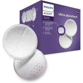 Philips Avent SCF254/61 - Discos absorbentes de lactancia desechables, pack de 60 discos absorbentes para usar de día o de