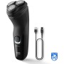 Philips Serie X3000 Afeitadora Eléctrica Hombre, Máquina de Afeitar Barba con Cortapatillas, 27 cuchillas, Cuida la piel, 40min