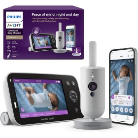 Philips Avent vigilabebés conectado Premium, el monitor más avanzado de Avent hasta la fecha, seguimiento del sueño y la