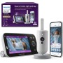 Philips Avent vigilabebés conectado Premium, el monitor más avanzado de Avent hasta la fecha, seguimiento del sueño y la