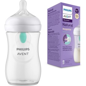 Philips Avent Biberón Natural Response: biberón de 260 ml con sistema AirFree, sin BPA, para recién nacidos a partir de 1 mes