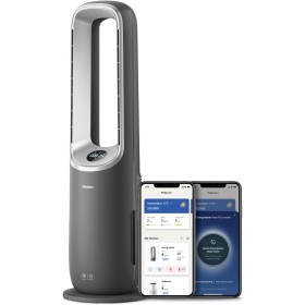Philips Air Performer 3en1: Purificador, calefactor y ventilador - 70 m², elimina el 99,97% de los alérgenos. Filtro HEPA,