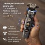 Philips i9000 Prestige Ultra, Afeitadora Eléctrica Hombre, Máquina de Afeitar Barba Seco y Mojado, SkinIQ Pro, Base de Carga,