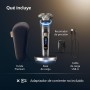 Philips i9000 Prestige Ultra, Afeitadora Eléctrica Hombre, Máquina de Afeitar Barba Seco y Mojado, SkinIQ Pro, Base de Carga,