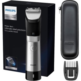 Philips Recortadora de Barba Serie 9000 Hombre, 30 Posiciones de Longitud, Sensor Power Adapt, Resistente al agua, Cuchillas de