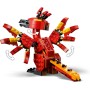 LEGO Harry Potter Fawkes: Fénix de Dumbledore - Figura de Ave Fénix de Juguete para Jugar y Exponer - Sombrero Seleccionador y