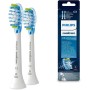 Philips Sonicare Cabezales de cepillo dental sónico estándar Original C3 Premium Plaque Defence: paquete de 4 unidades en negro