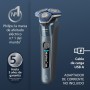 Philips Serie 7000 Afeitadora Eléctrica Hombre, Máquina de Afeitar Barba con Barbero, 45 cuchillas, Para piel sensible, 60min de