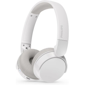 Philips TAH3209WH Auriculares on-Ear Ligeros Bluetooth con Aislamiento pasivo del Ruido - 55 Horas de reproducción, Sonido