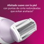 Philips Afeitadora de Mujer Serie 6000, 4 accesorios, Incluye Guante Exfoliante, Peine Guia y Cepillo de Limpieza, BRP136/00,